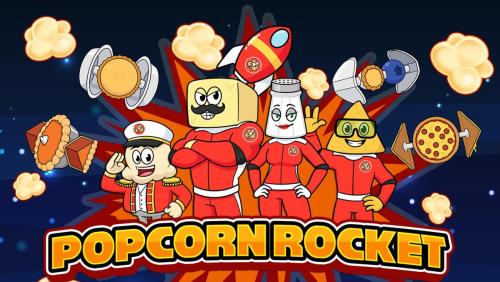 Popcorn Rocket Main Title Art